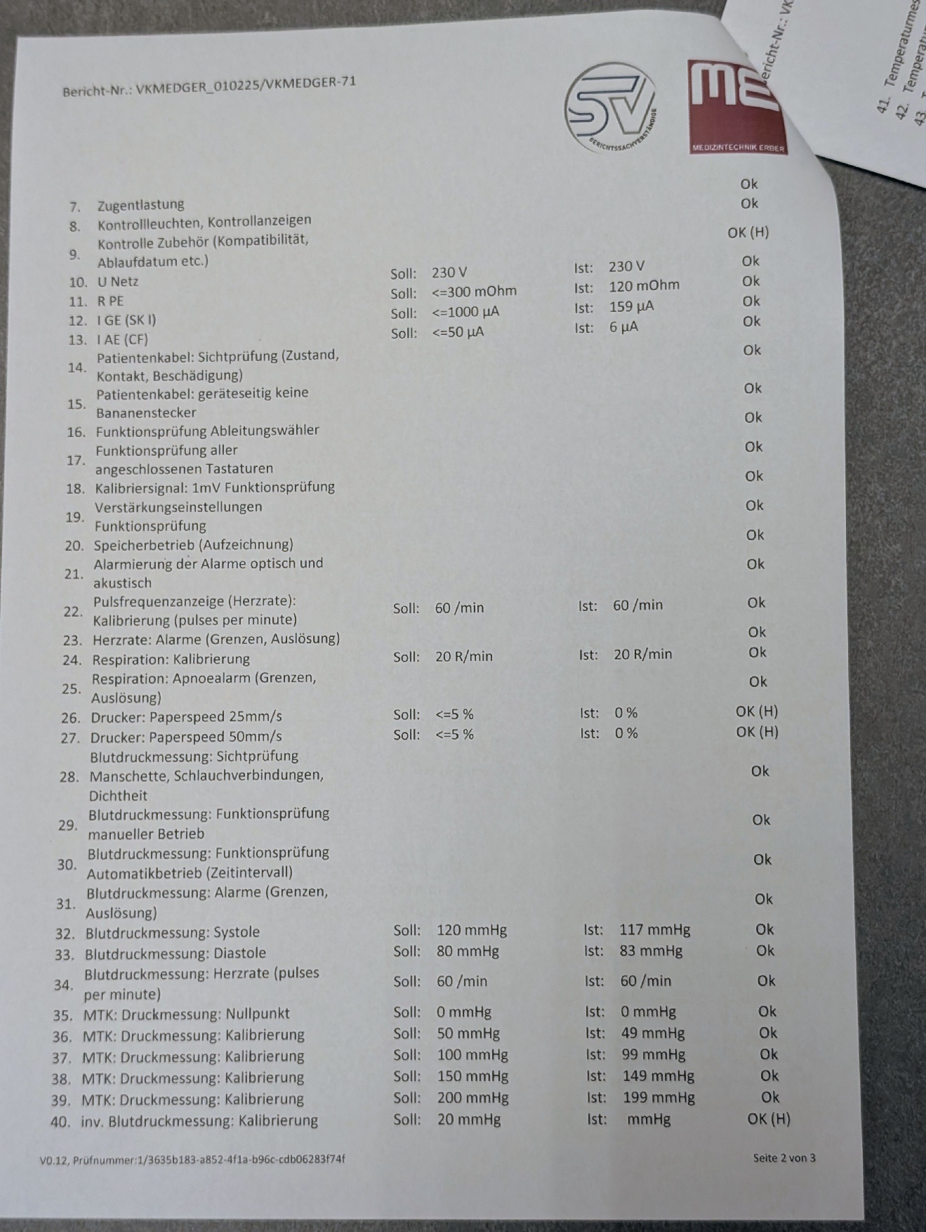 Philips MP30 IntelliVue X2 Prüfprotokoll - Bild 6