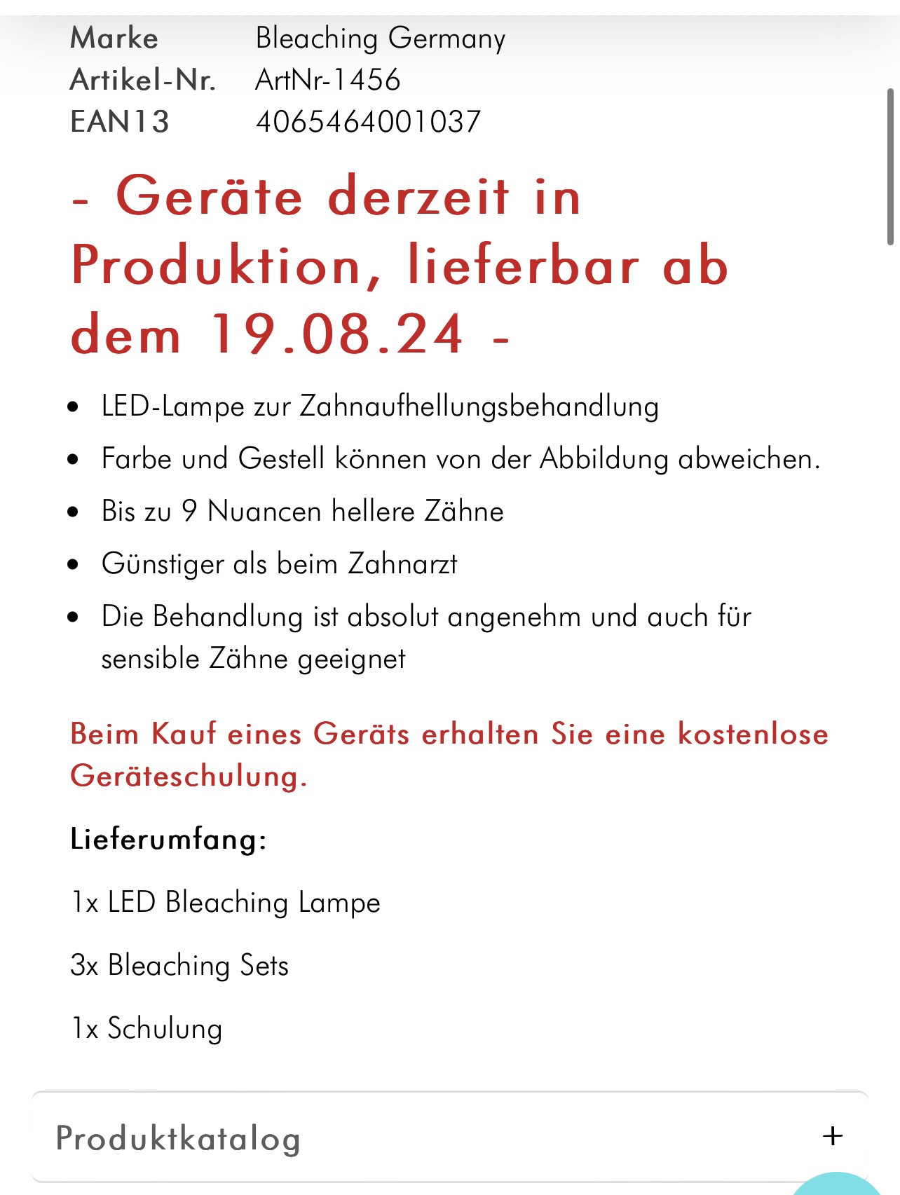 Zahnbleaching System von der Marke SHR wie neu !! - Bild 2