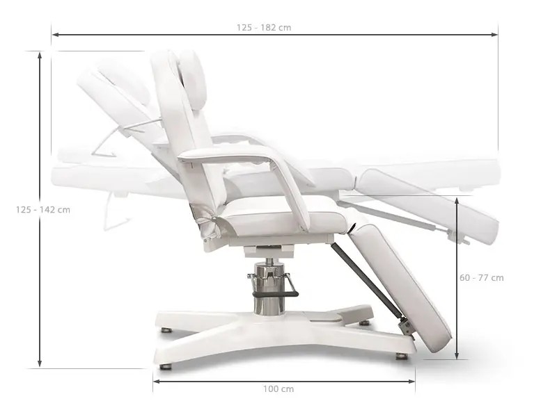 Hydraulische Sessel ELITE 3 Teilig, weiß, Quirumed - Bild 2