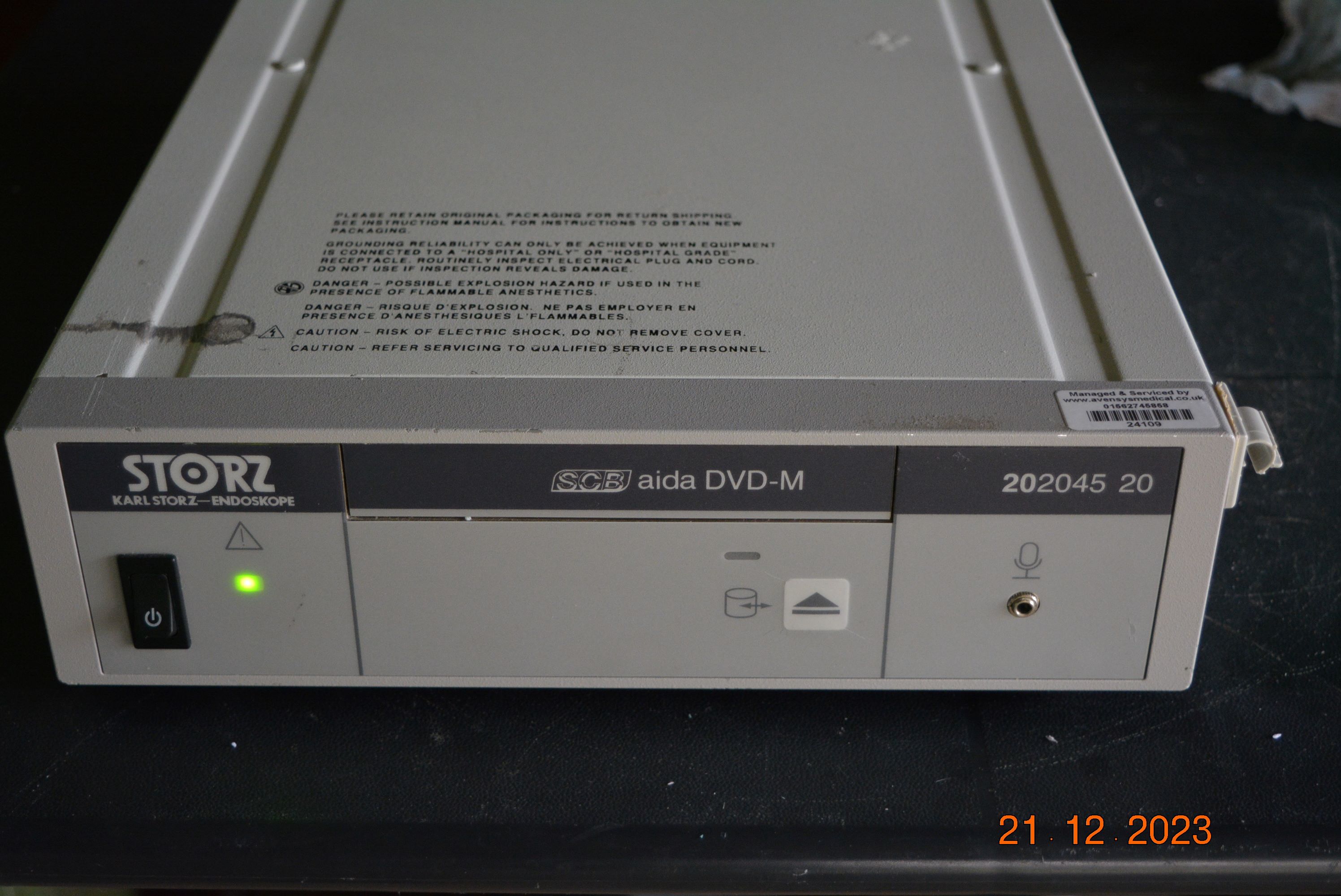 Karl Storz Aida DVD-M 202045 20-Recorder (40) DK - Bild 2