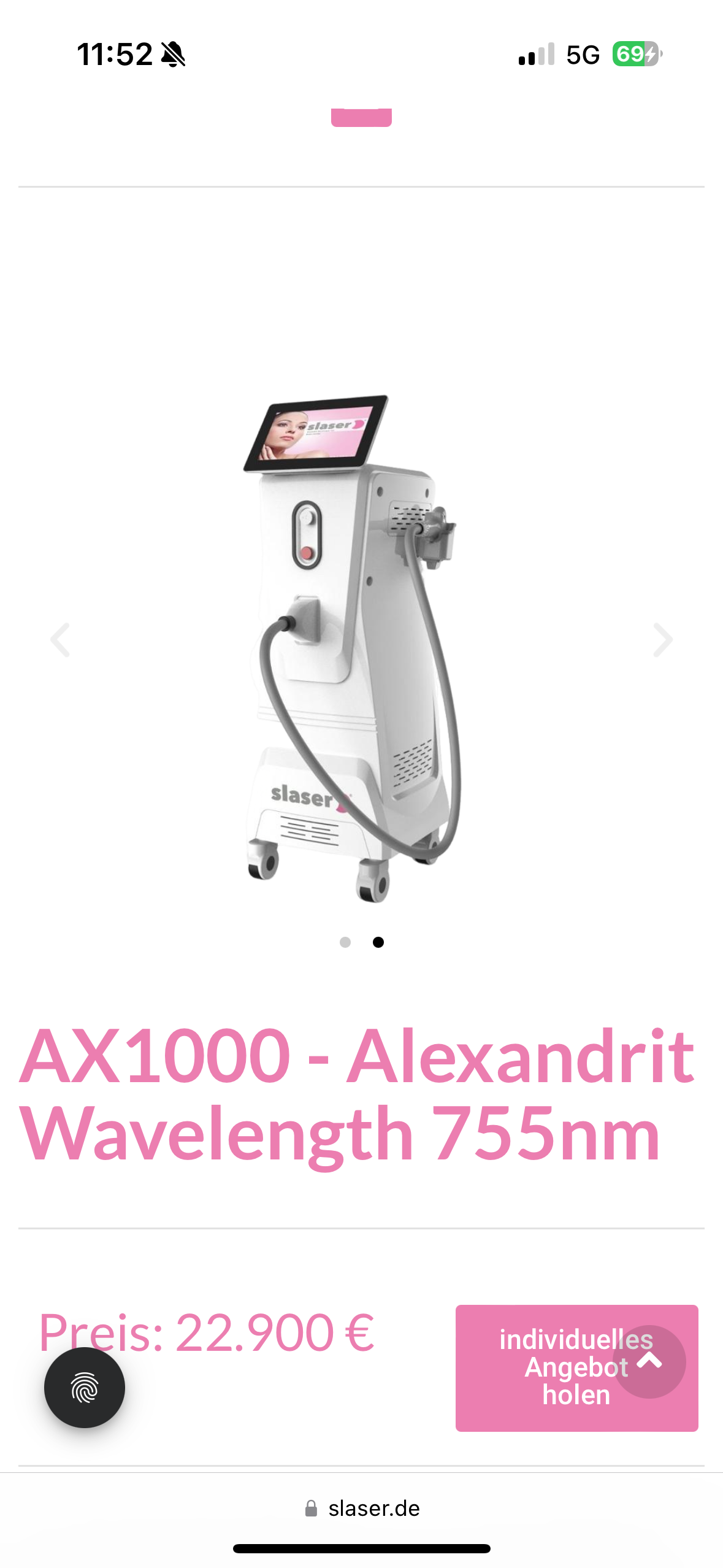 ICE Alexandrit Diodenlaser