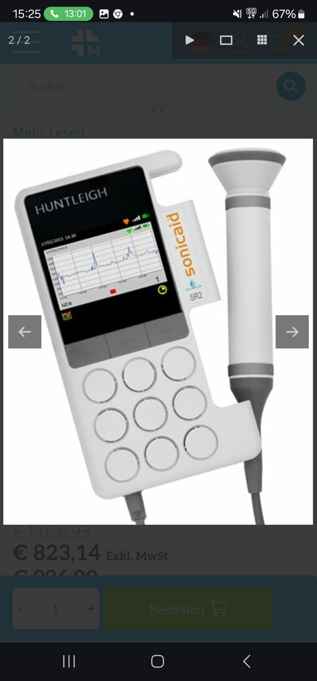 Huntleigh Sonicaid SR2 - Bild 2