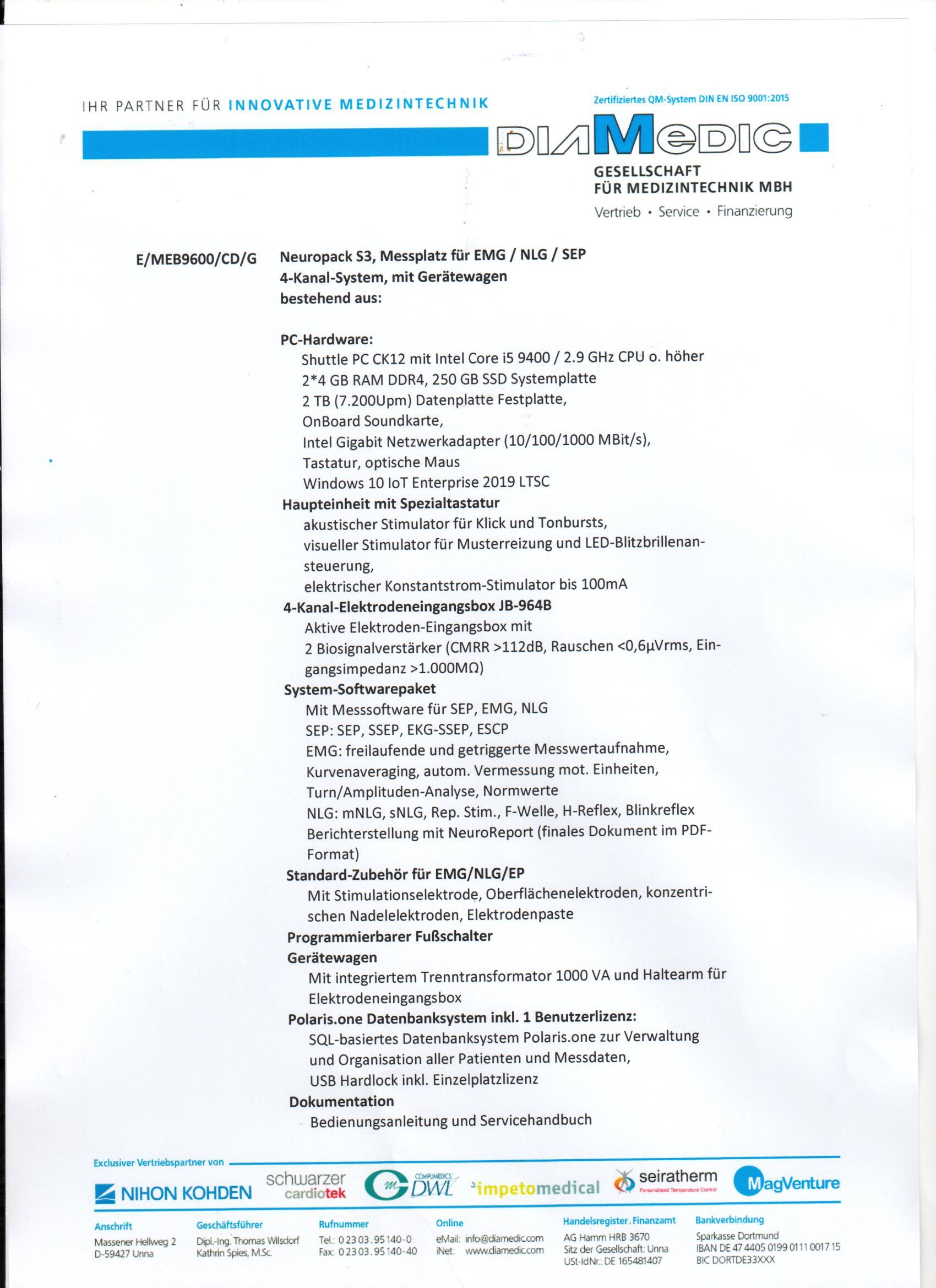 Neurophysiologischen Messplatz  - Bild 3