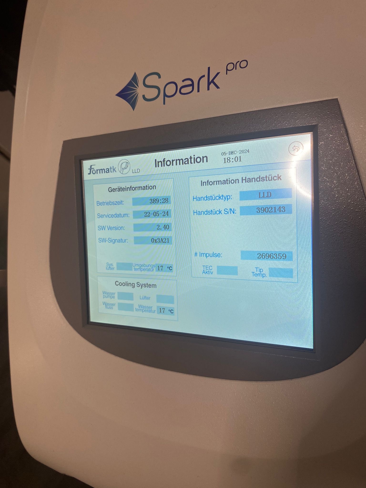 Spark Pro Dauerhafte Haarentfernung