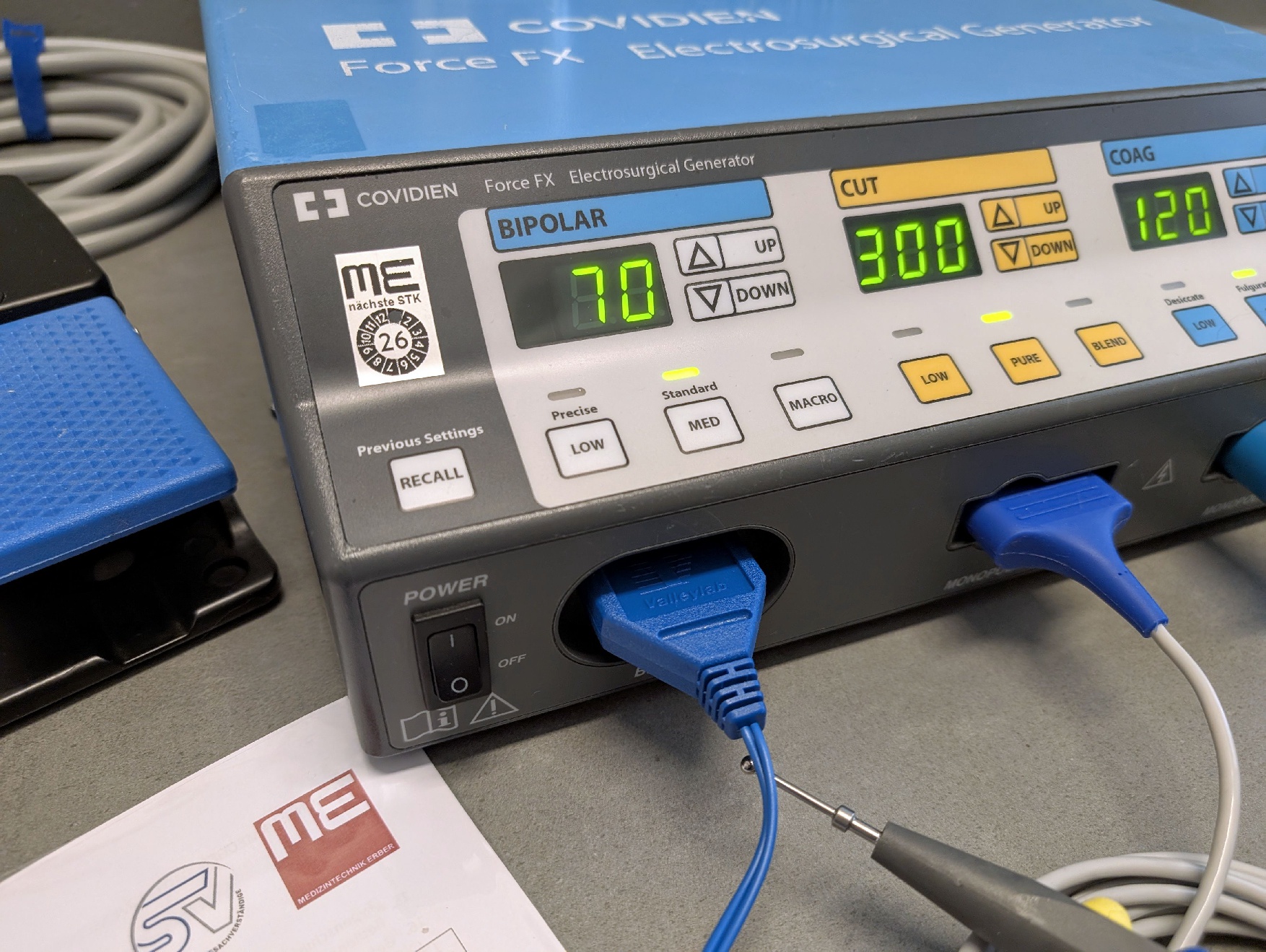 Covidien Valleylab Force FX-CS mit Prüfprotokoll - Bild 2