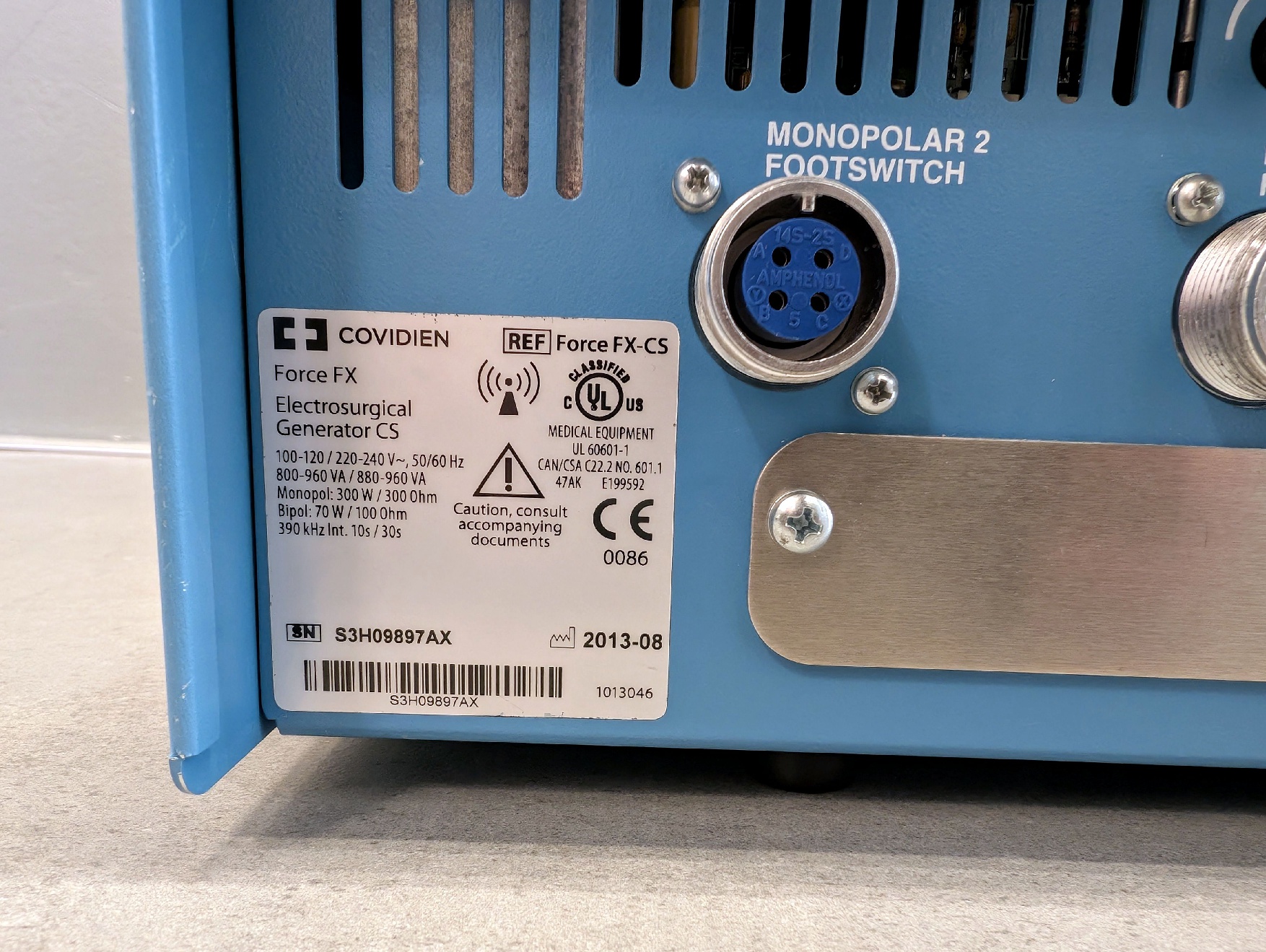 Covidien Valleylab Force FX-CS mit Prüfprotokoll - Bild 4