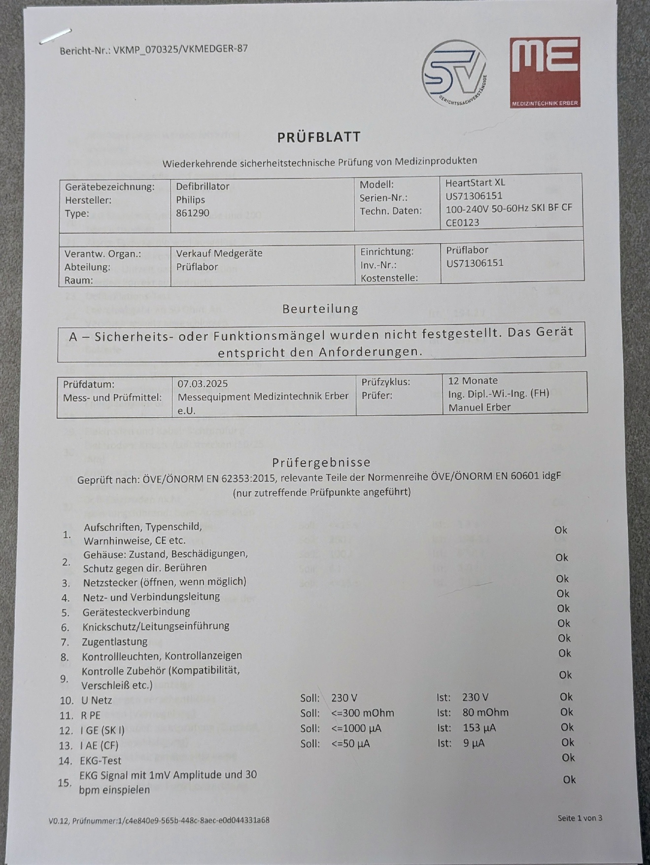 Philips HeartStart XL+ Defibrillator - neuer Akku - Bild 5