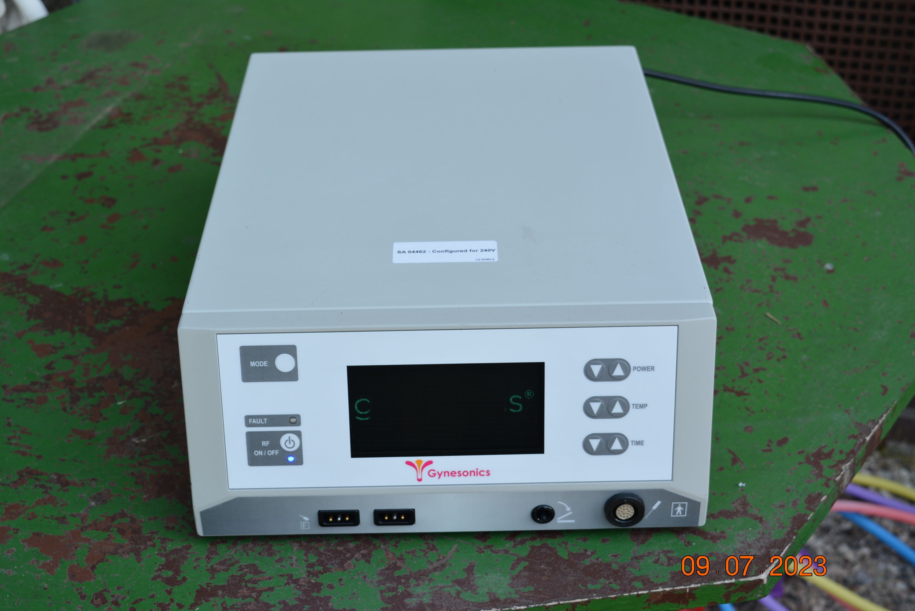 Gynesonics Sonata RFG VizAblate Ultrasound Radio 