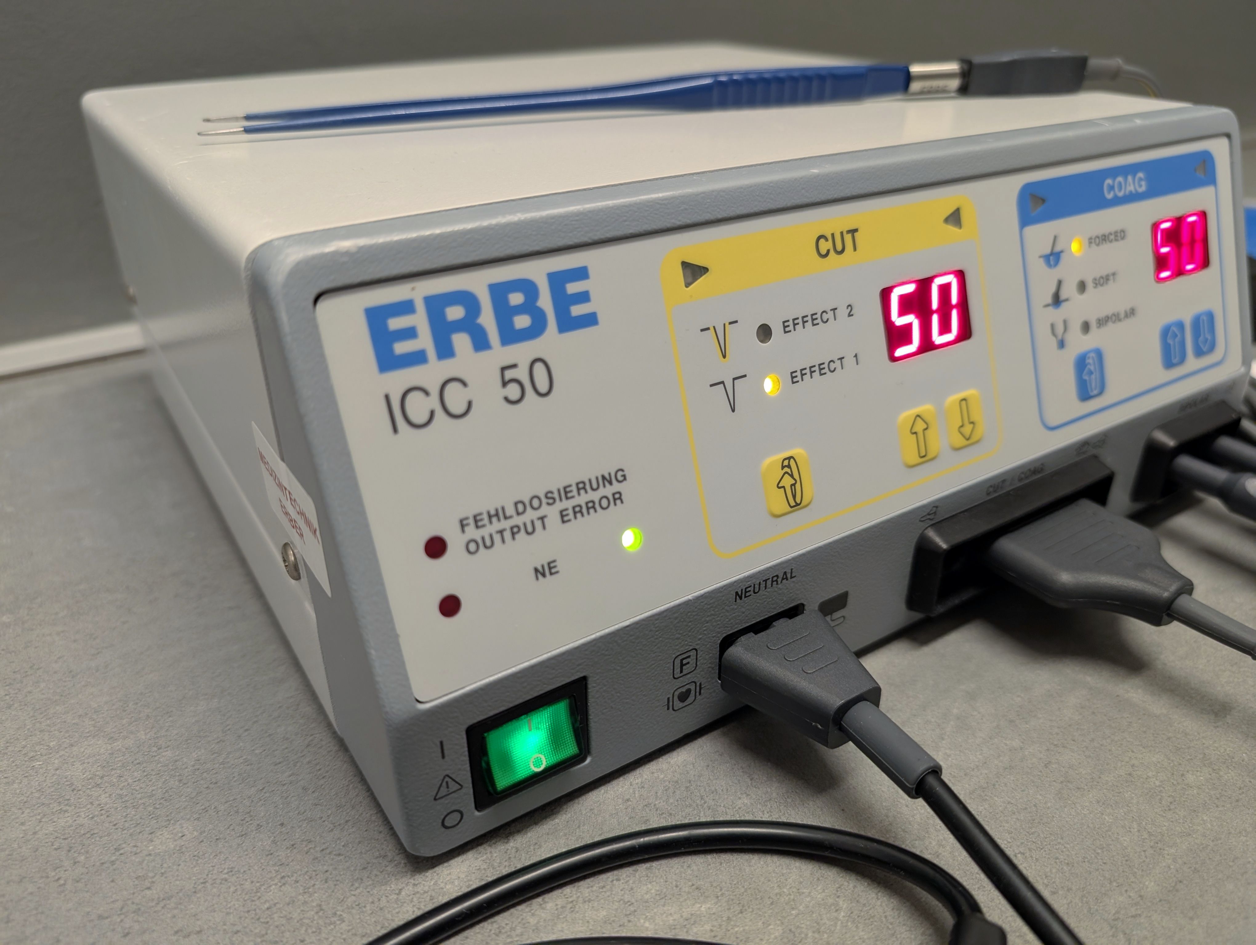 Erbe ICC 50 mit Zubehör & Prüfprotokoll - Bild 2