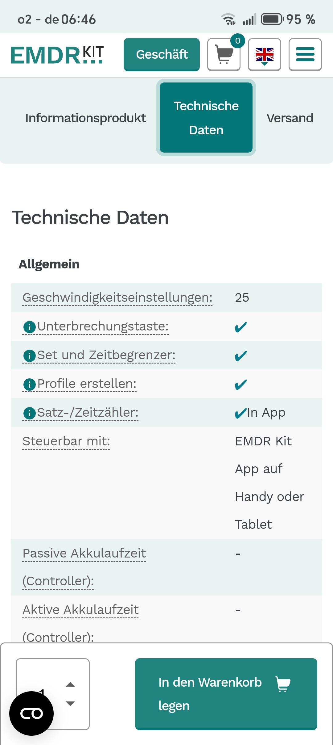 EMDR Set Geräte  - Bild 3