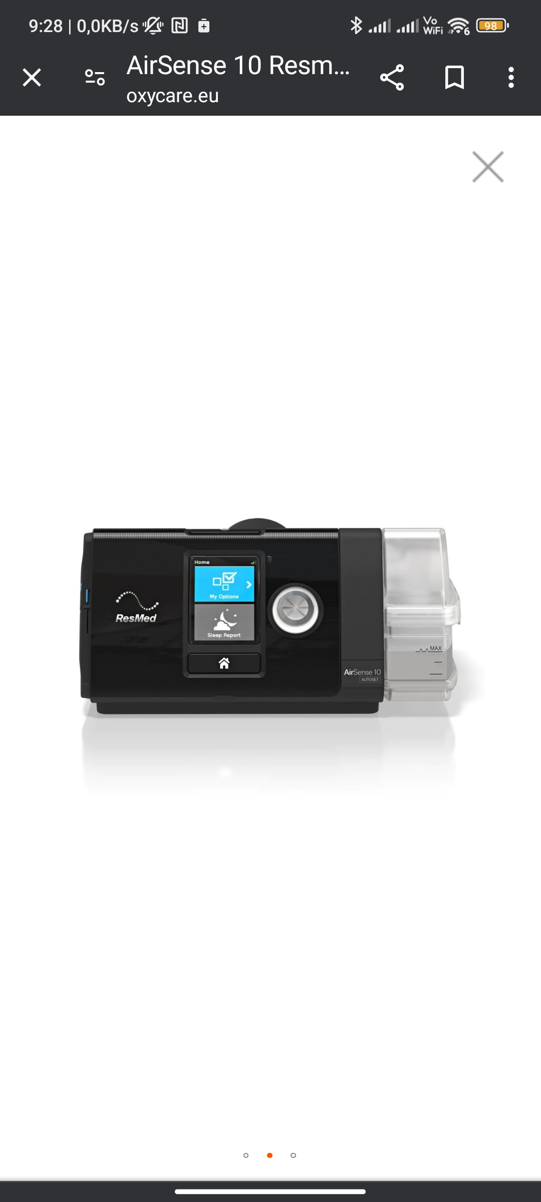Beatmungsgerät ResMed Airsense 10