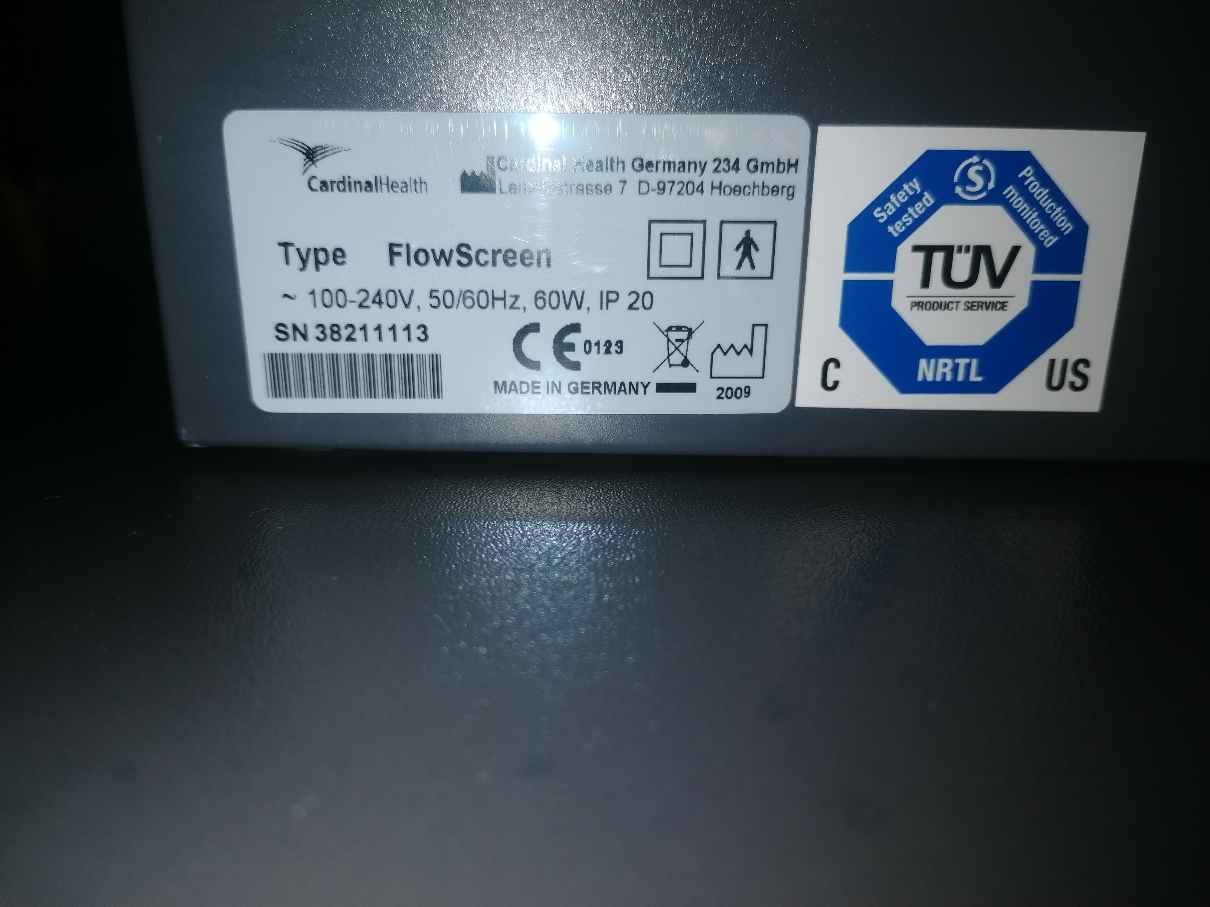 Viasys Flowscreen Lungenfunktionsmessgerät - Bild 5