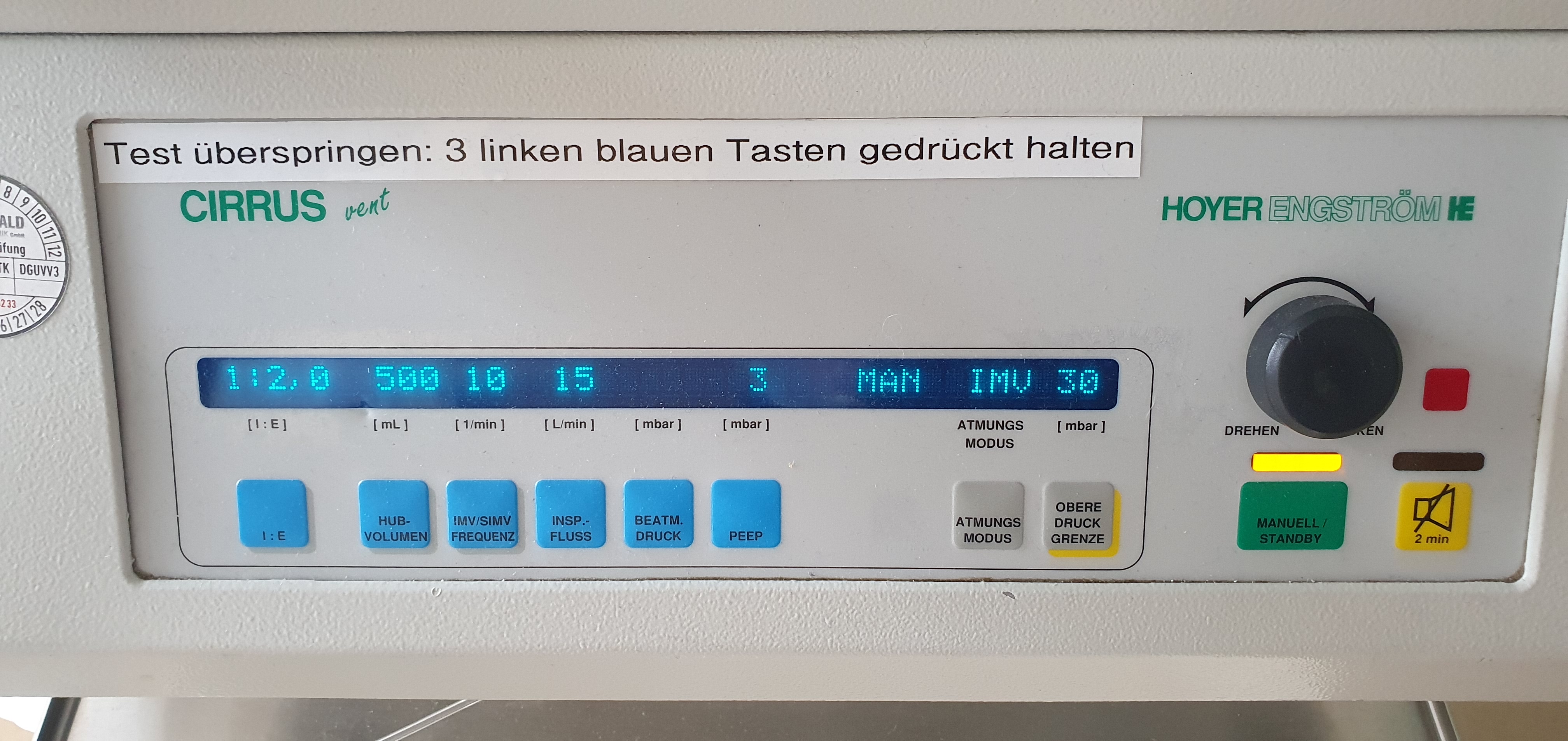 Narkosegerät Hoyer Engström Cirrus - Bild 3