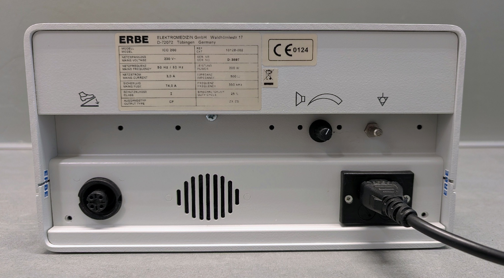 Erbe ICC 200 HF-Chirurgiegerät Prüfprotokoll - Bild 4