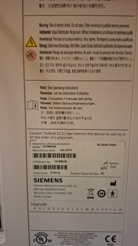 Siemens ACUSON X600 - Bild 5