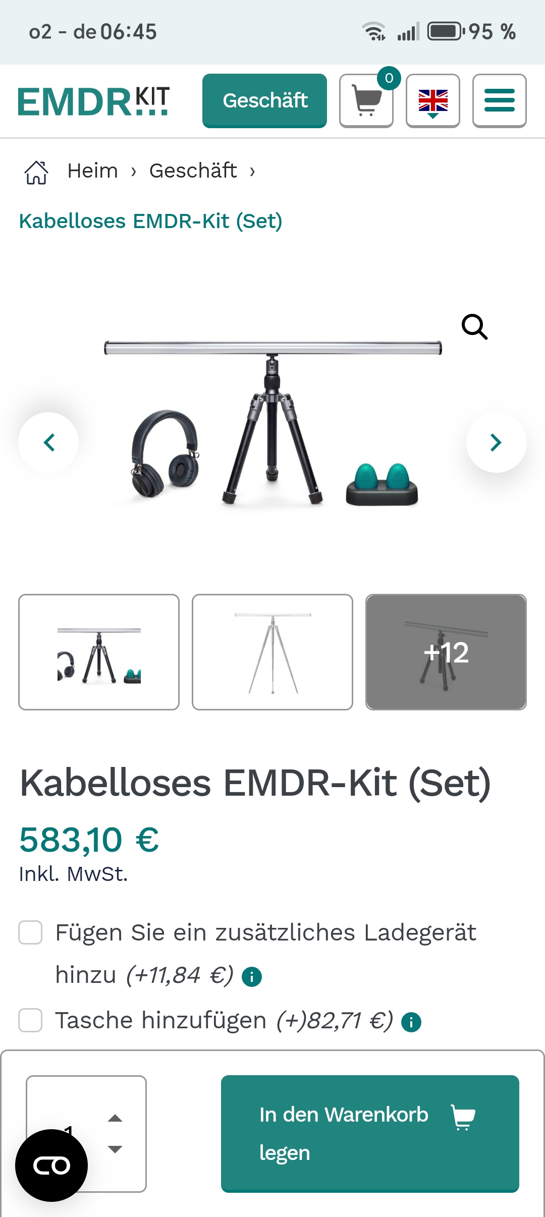 EMDR Set Geräte 