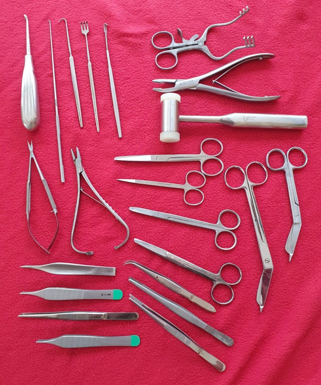 23 Teile Wundhaken Scheren Pinzette Wundspreizer 