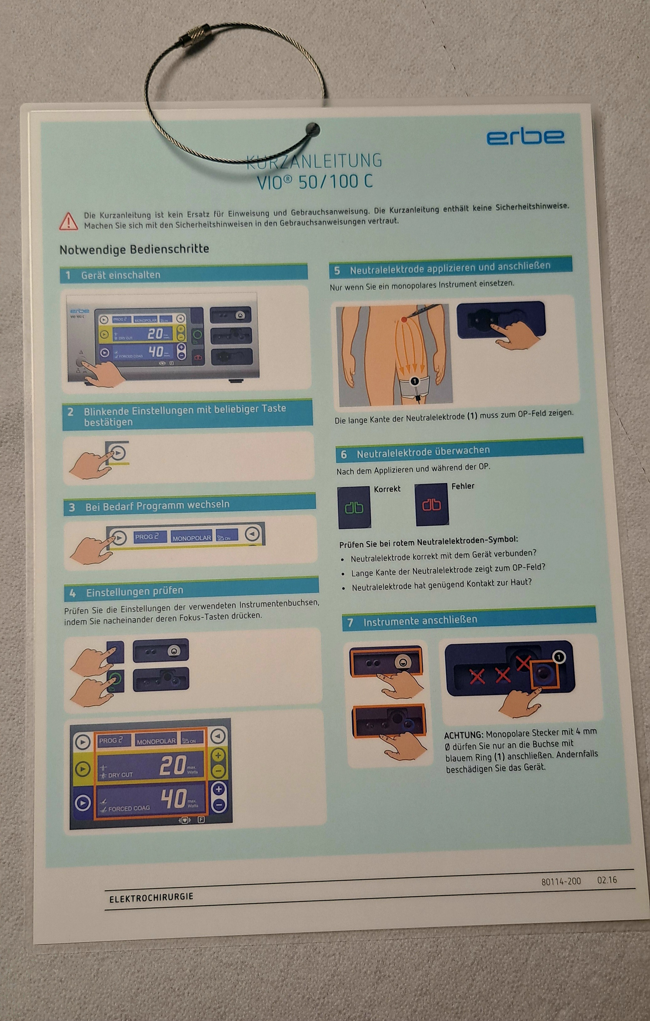 Hochfrequenz-Chirurgiegerät Erbe VIO 50 C - Bild 2