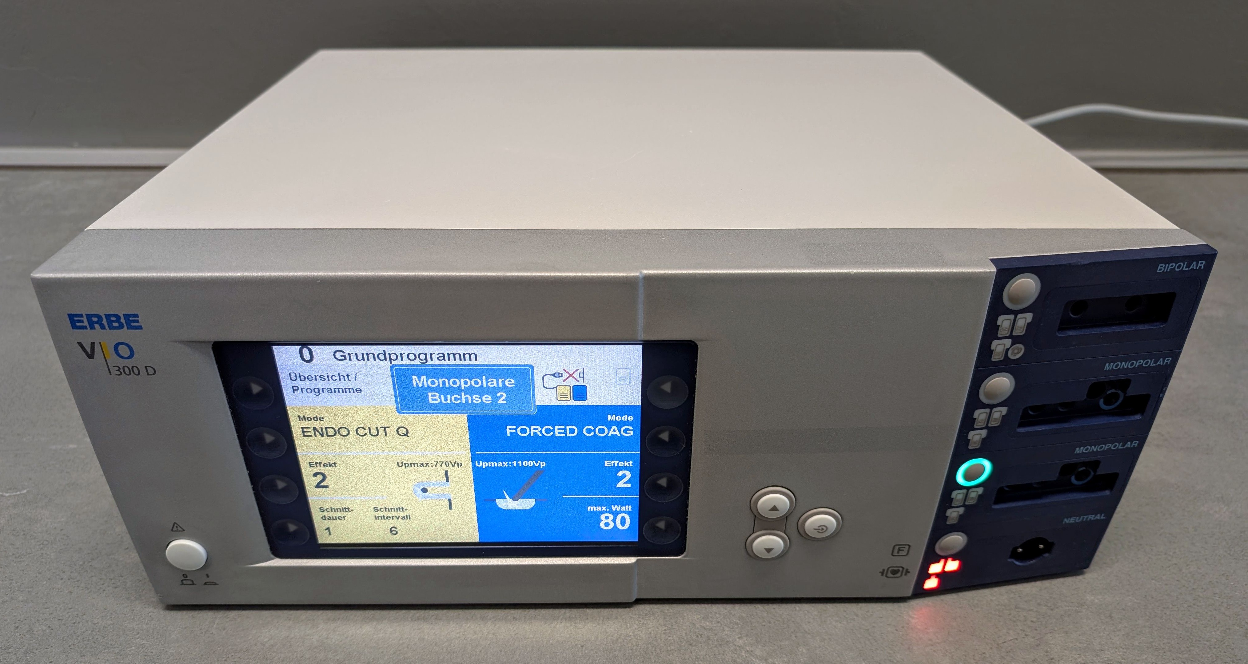Erbe VIO 300D HF-Chirurgiegerät mit Prüfprotokoll - Bild 2