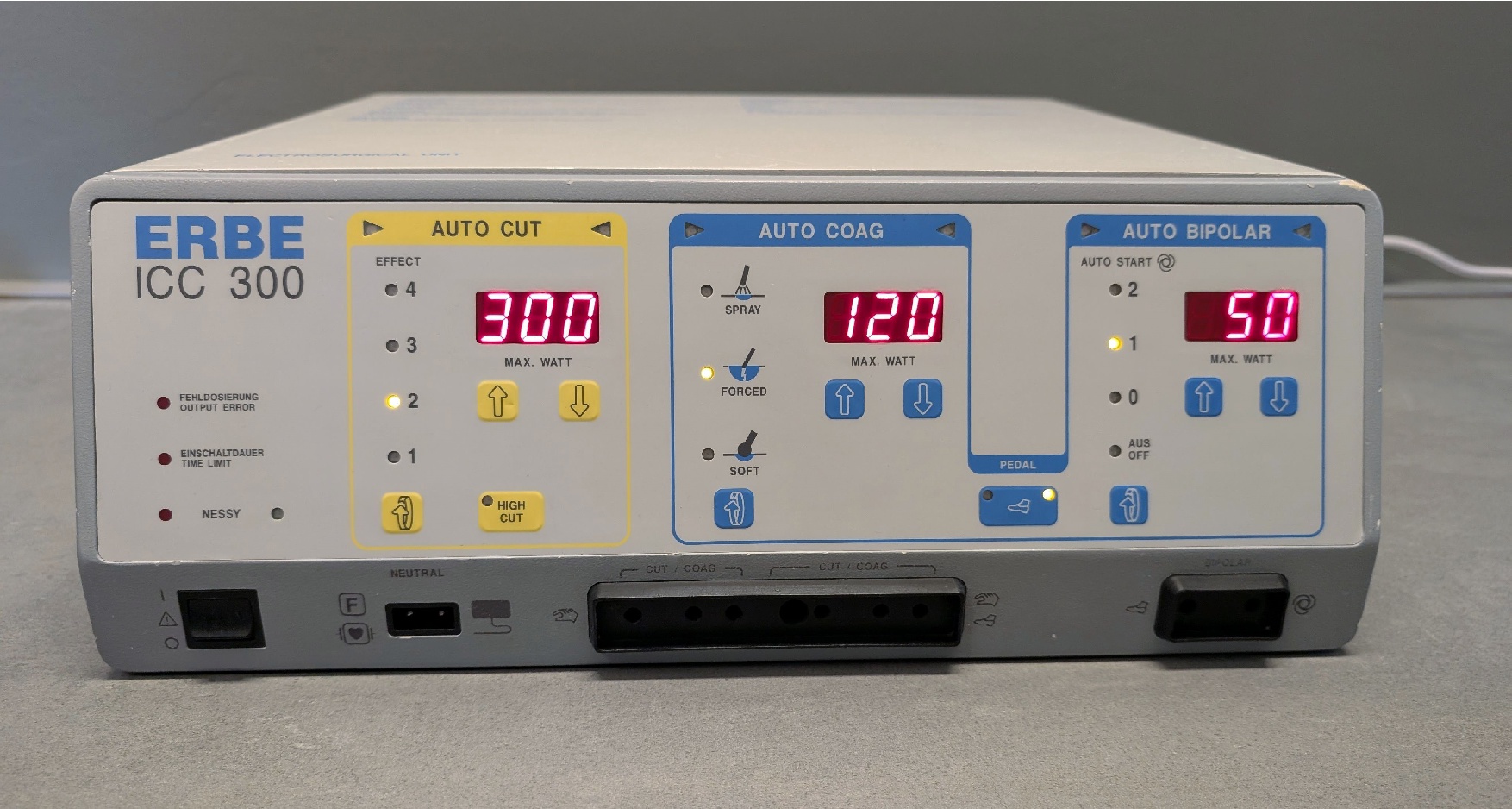 Erbe ICC 300 HF-Chirurgiegerät Prüfprotokoll - Bild 3