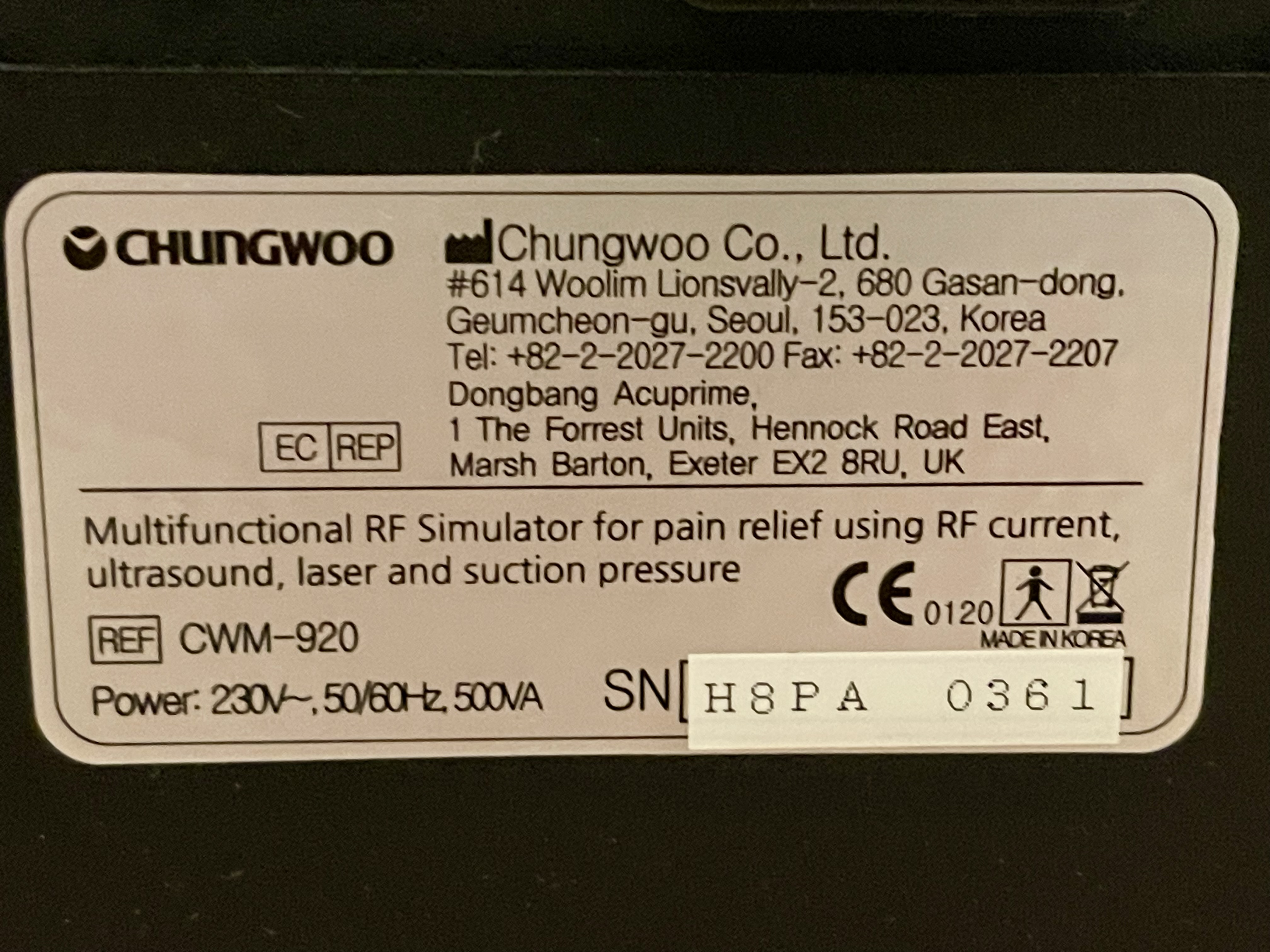 Radiofrequenzgerāt, Körpermodellierung, CWM-920 - Bild 2