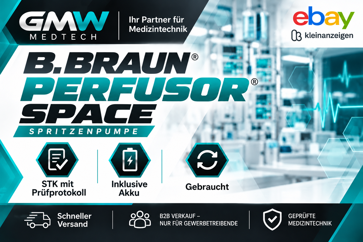 Perfusor Space Spritzenpumpe STK mit Prüfprotokoll
