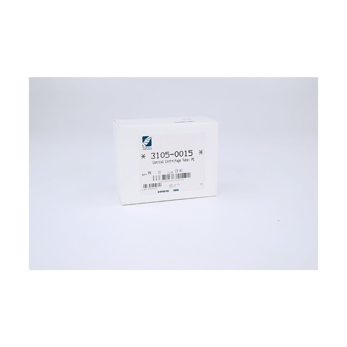 Thermo Nalgene Conical Bottom Tubes 15mL, Max RCF: 6000xg 3105-0015 1, 41,65 €