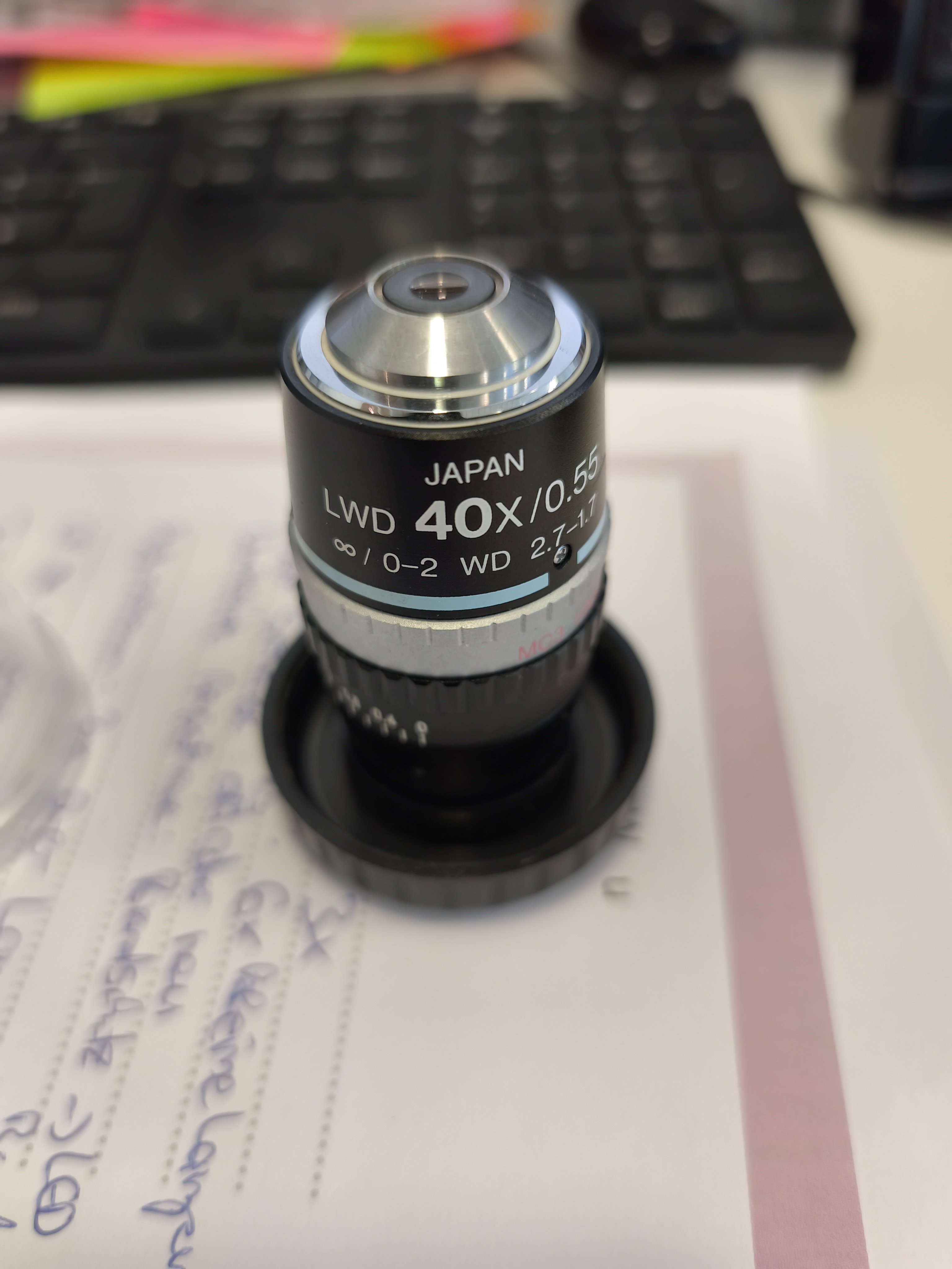 Objektiv 40er für Nikon Mikroskop