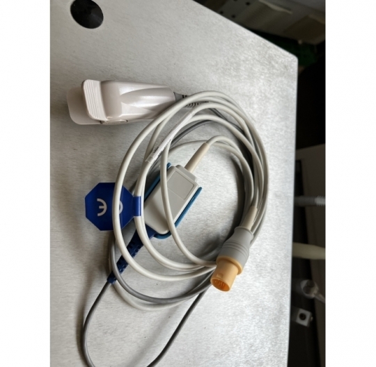 GE MEDICAL CardioServ SpO2 cable with sensor
