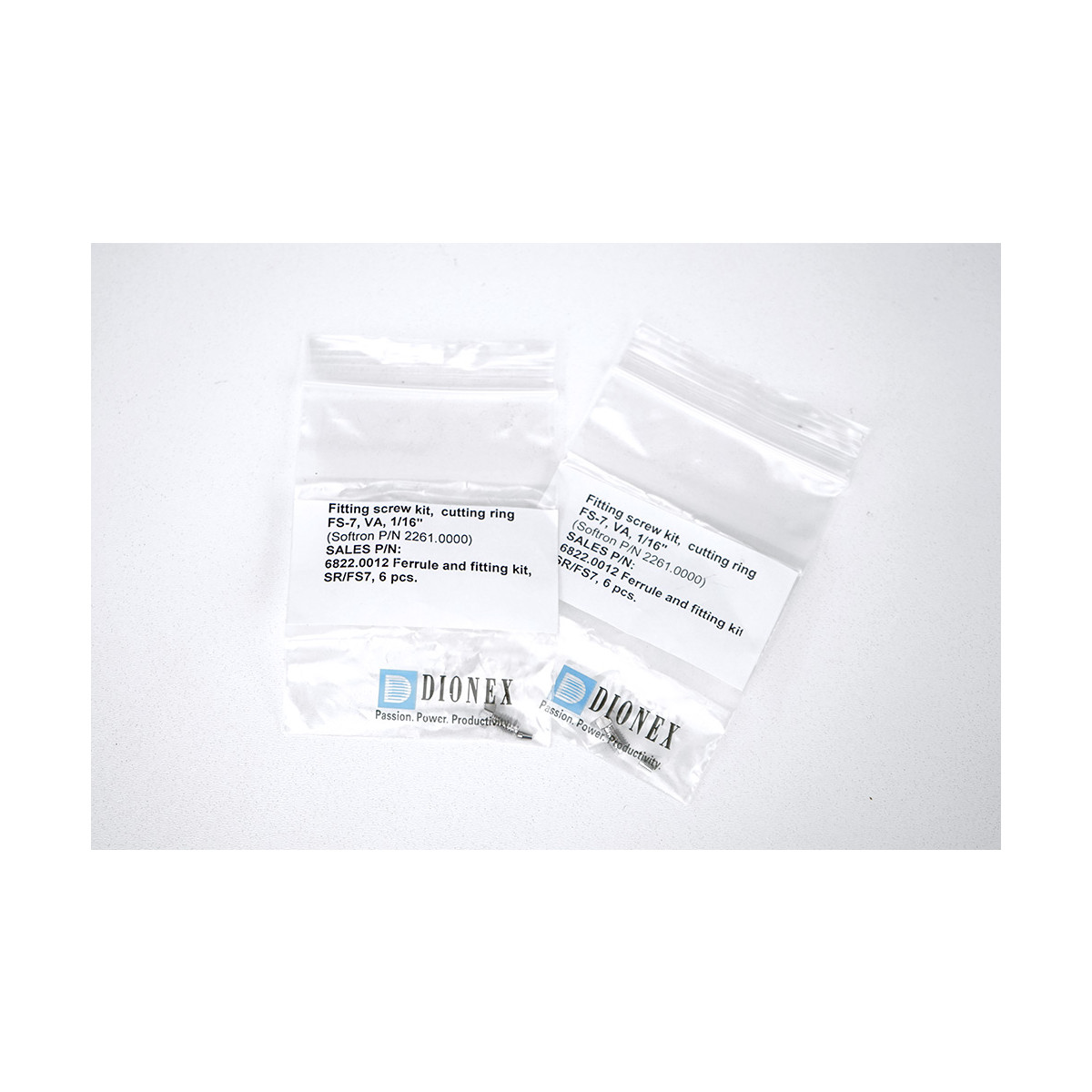 Thermo Dionex Ultimate 2261.0000 Ferrule Fitting Kit Cutting Ring SR/, 23,80 €