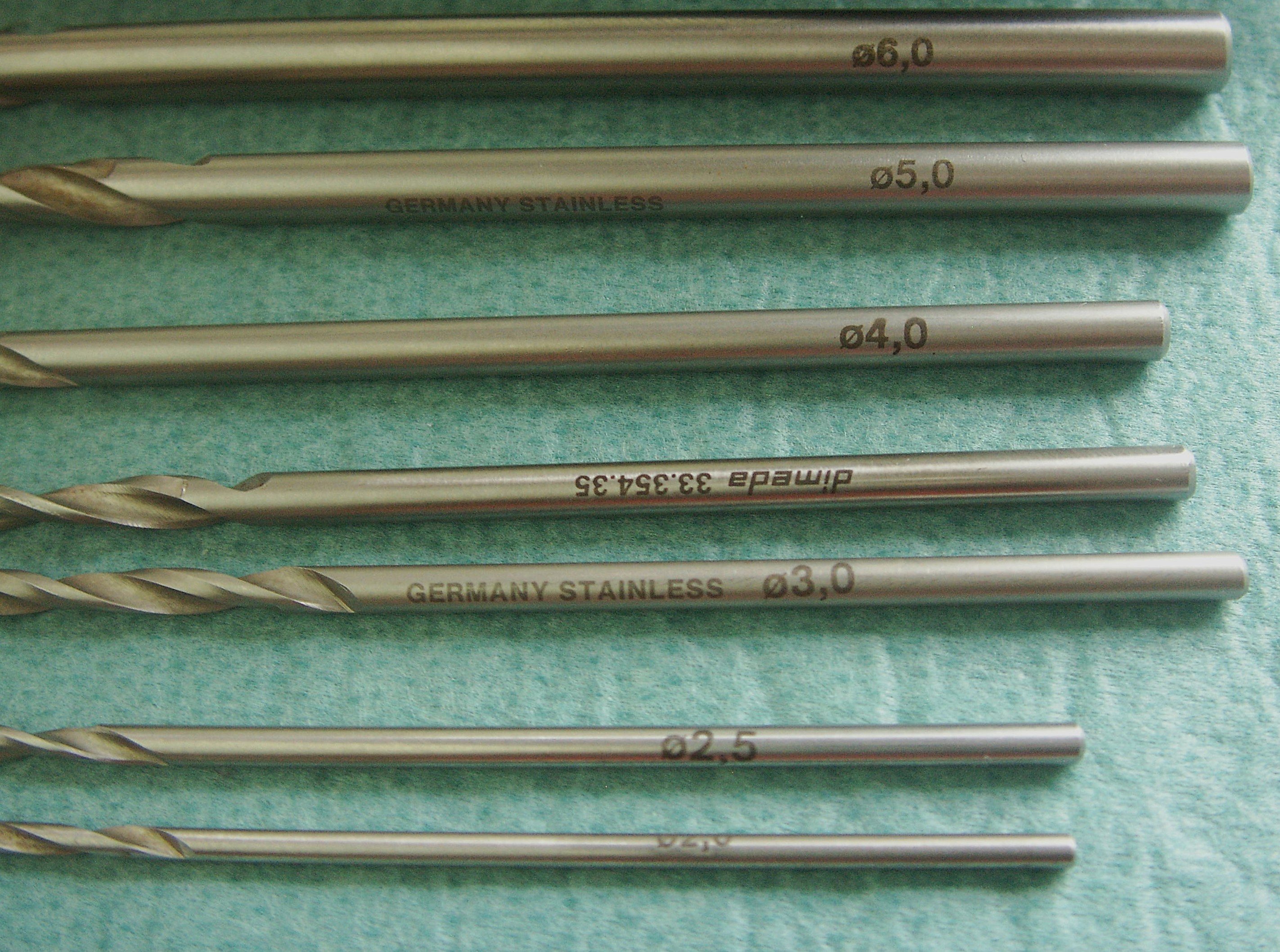 Dimeda Knochenbohrer Set Edelstahl