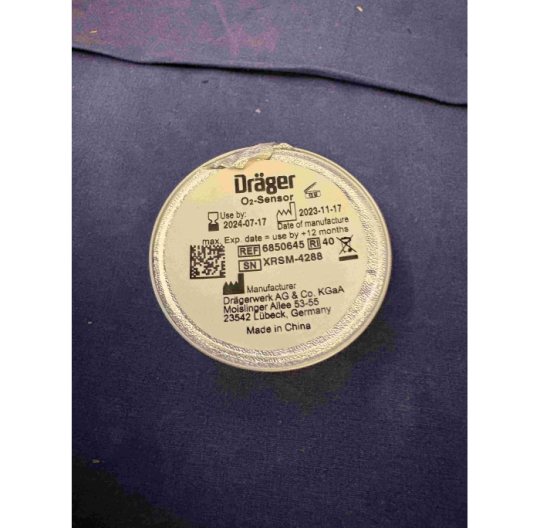 DRÄGER O2 Sensor REF 6850845