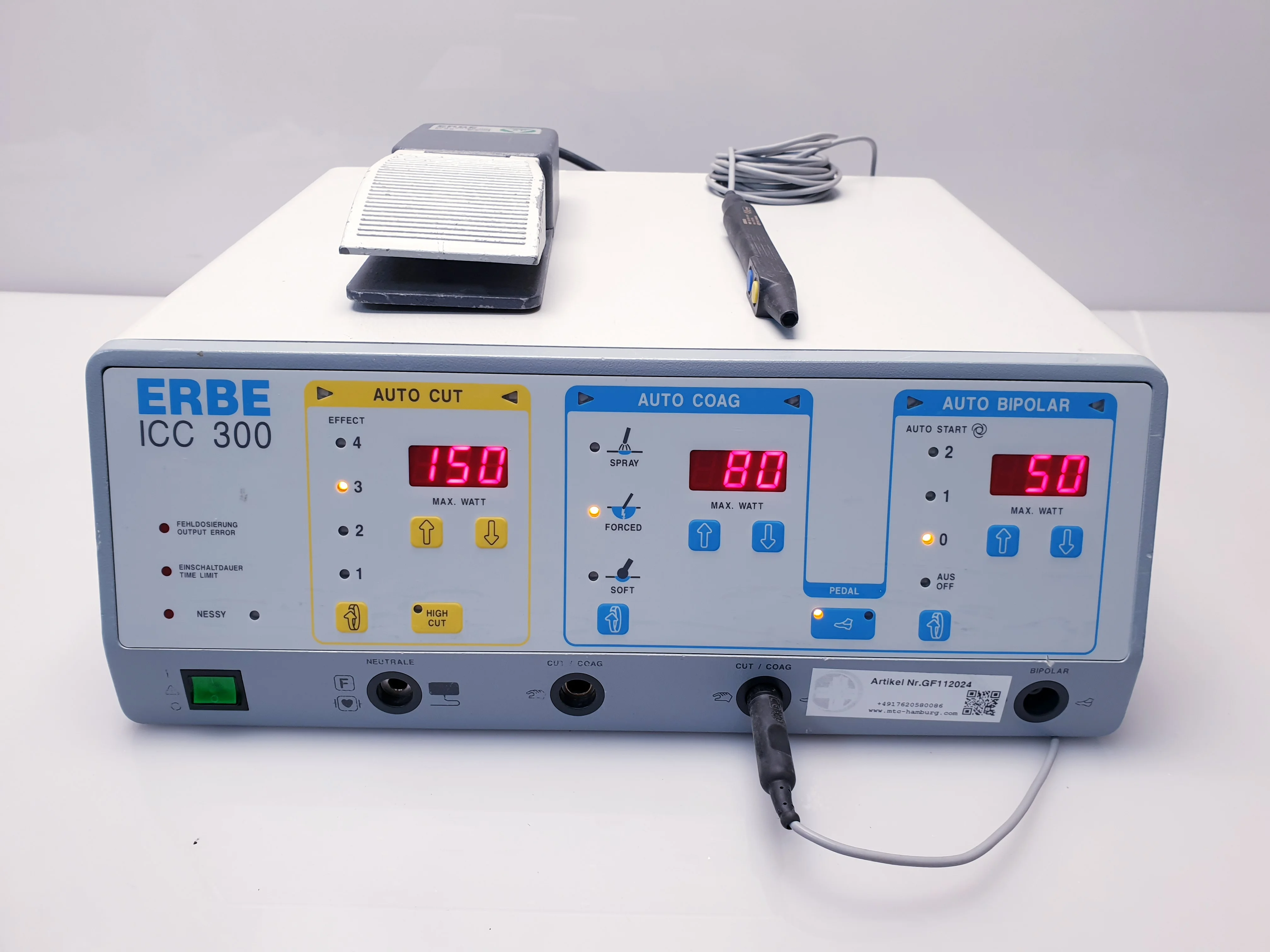 Gebraucht – Sehr Gut ERBE ICC 300