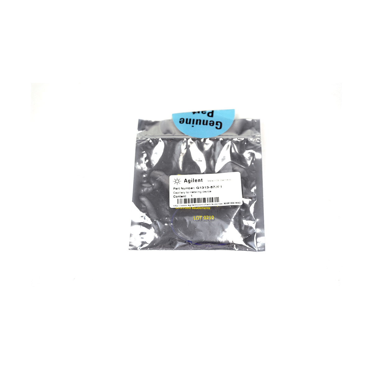 Agilent G1313-87301 Capillary stainless steel 0.25 x 160 mm S/SH ps/p, 59,50 €