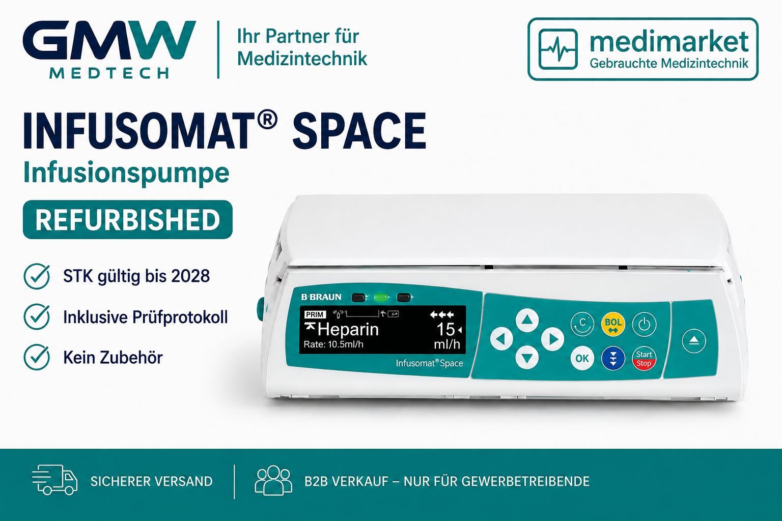 B.Braun Infusomat® Space Infusionspumpe | STK 2028
