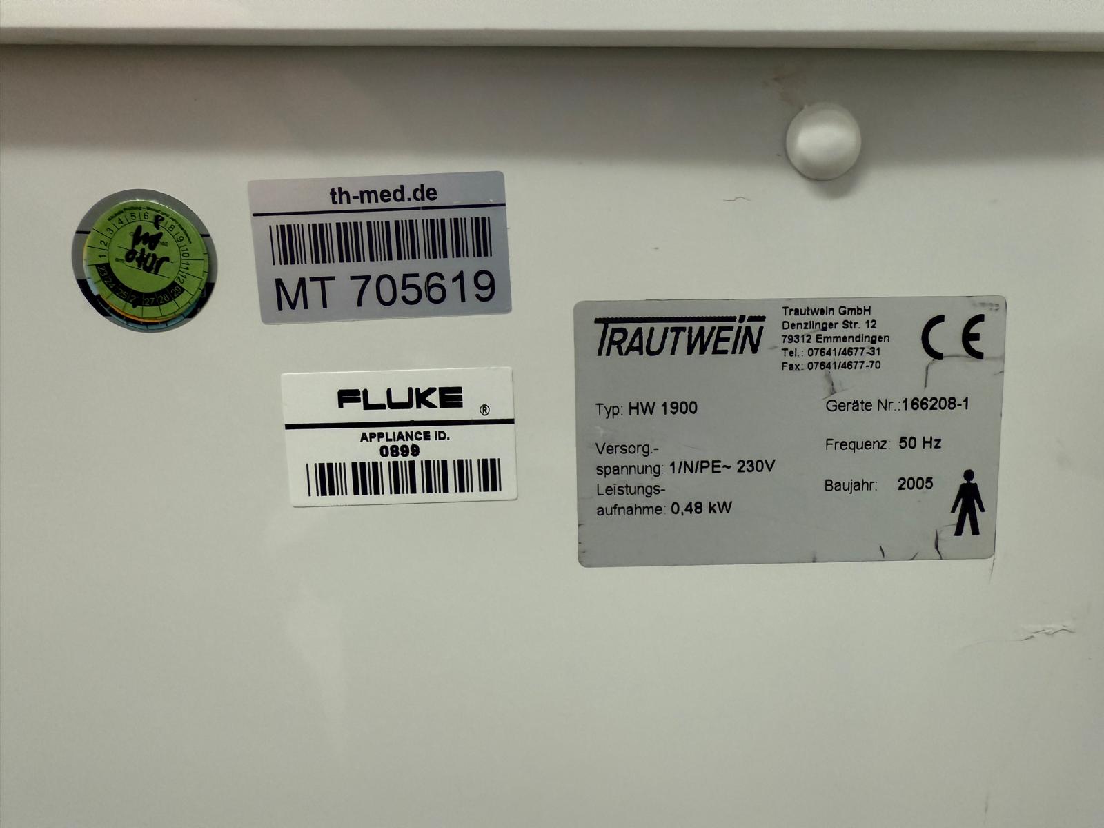 Trautwein HW 1900 Pflegebadewanne Pflegehubwanne - Bild 5