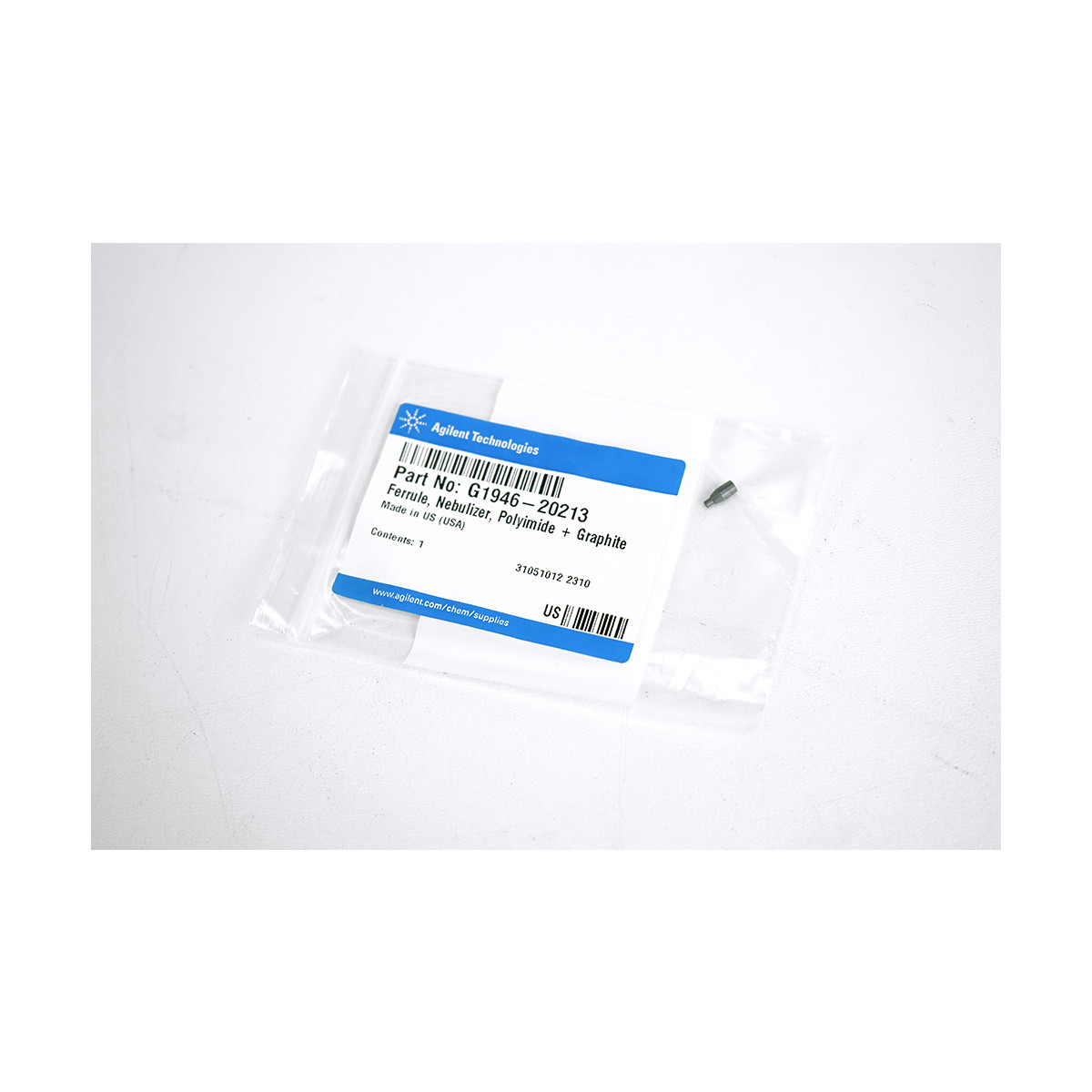 Agilent Ferrule, for nebulizer needle, graphite-filled polyimide, 0.3, 57,12 €