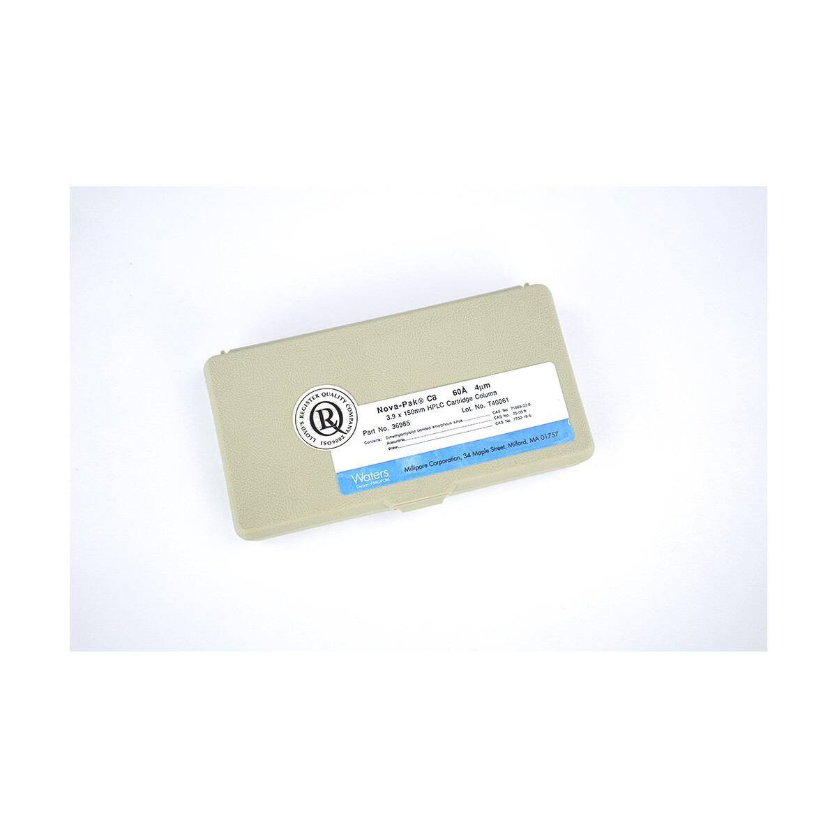 Waters WAT023655 Nova-Pak C18 Column, 60Å, 4 µm, 2.1 mm X 150 mm NEW,, 327,25 €