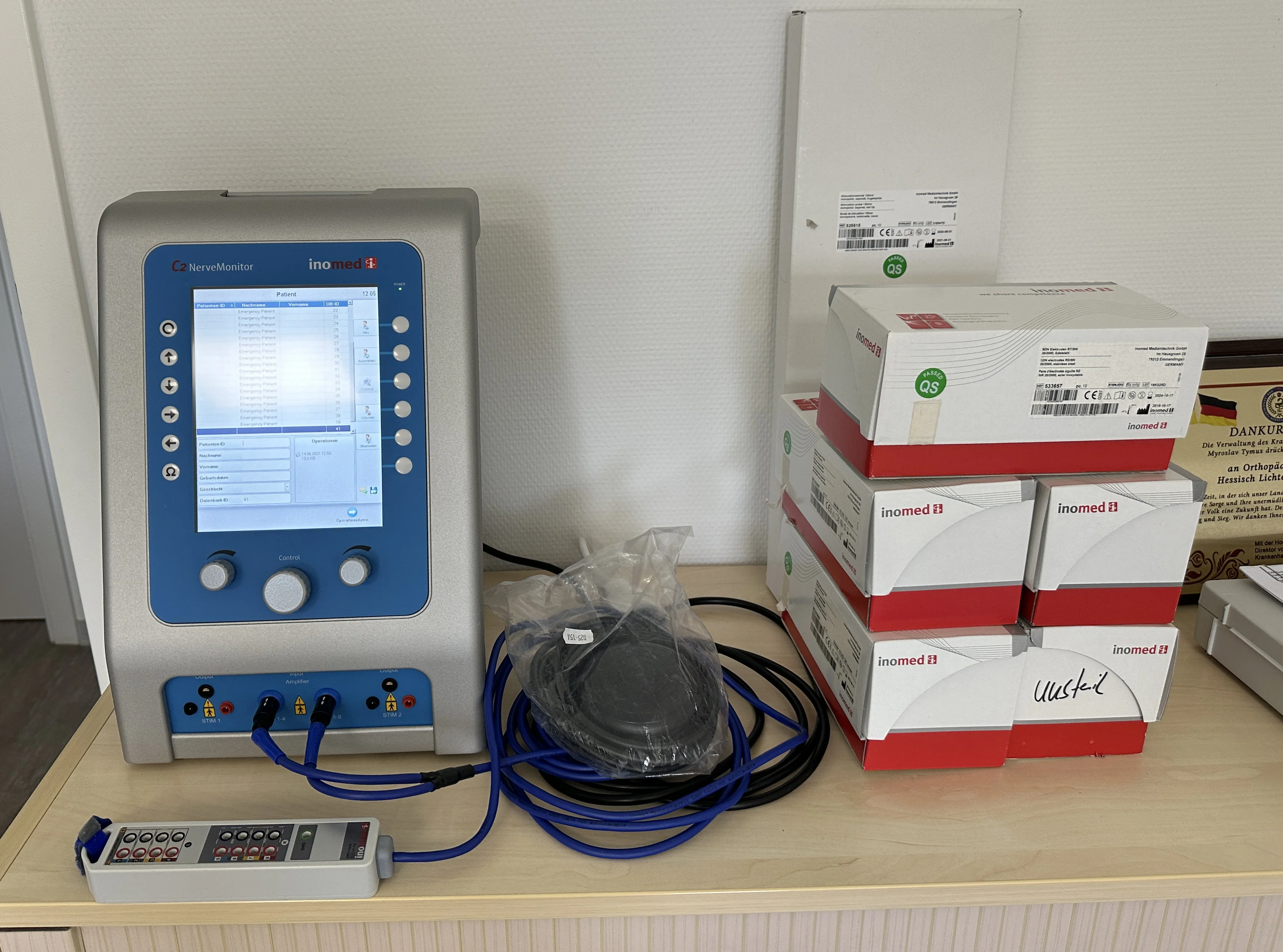 Gebraucht – Wie Neu 2016 INOMED C2 NerveMonitor
