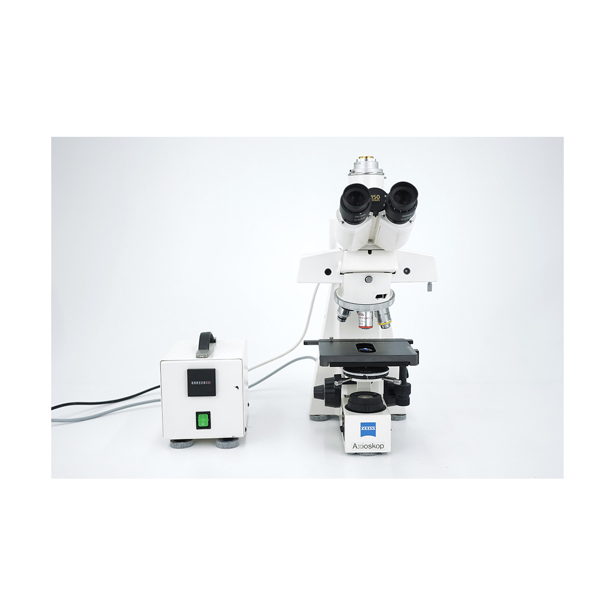Zeiss Axioskop 20 Trinocular Fluorescence Microscope 5 10 20 40 100x , 3.927,00 €