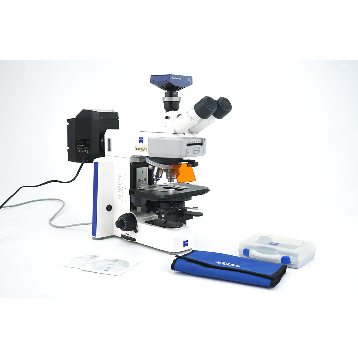 Zeiss Axio Scope A1 Fluorescence Microscope Fluo Mikroskop 5 10 20 40, 11.305,00 €