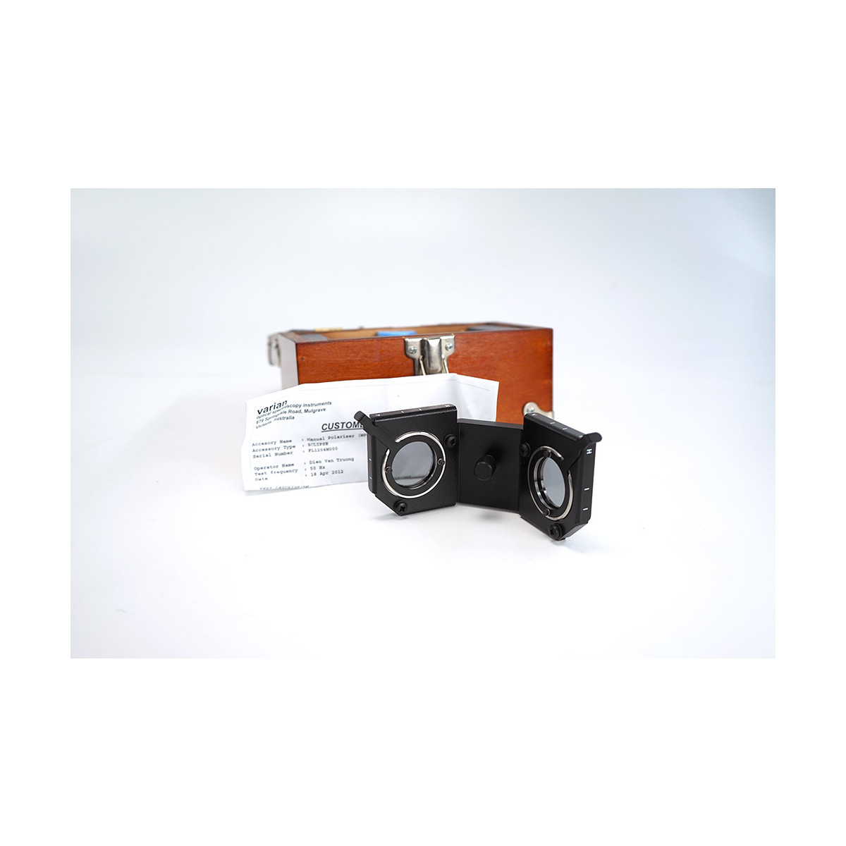 Agilent Varian Cary Eclpise Fluorescence Manual Polarizer Accessory M, 2.380,00 €