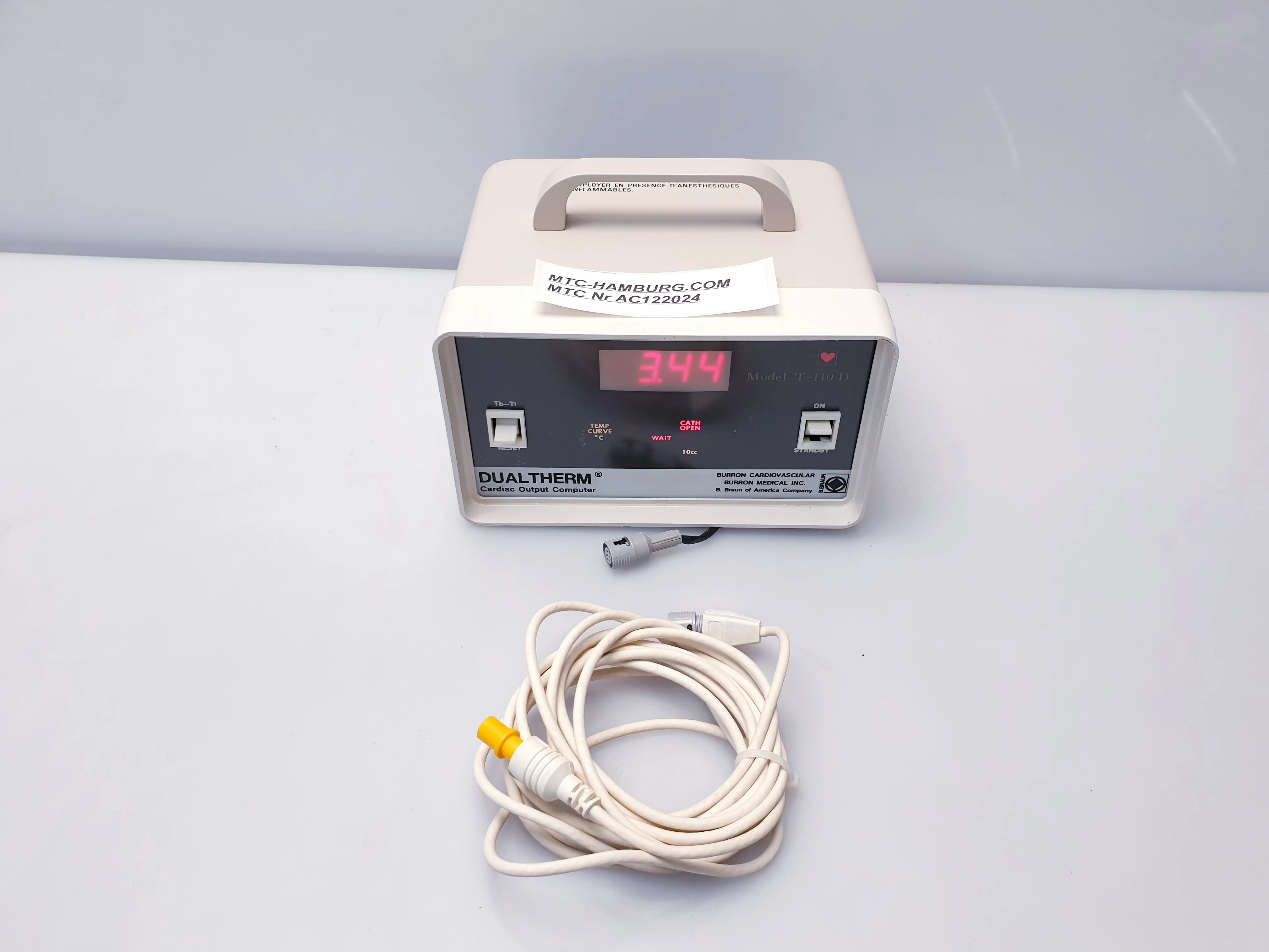 Gebraucht – Sehr Gut B. BRAUN Dualtherm T-110D