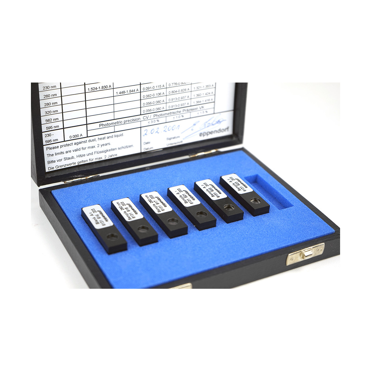 Eppendorf Secondary Sekundär UV VIS Reference Filter Cuvettes BioPhot, 1.190,00 €