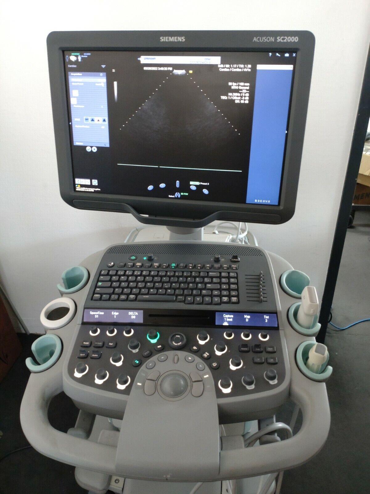 Siemens Acuson SC2000 Ultraschallgerät Mit 3 Sonden 2012