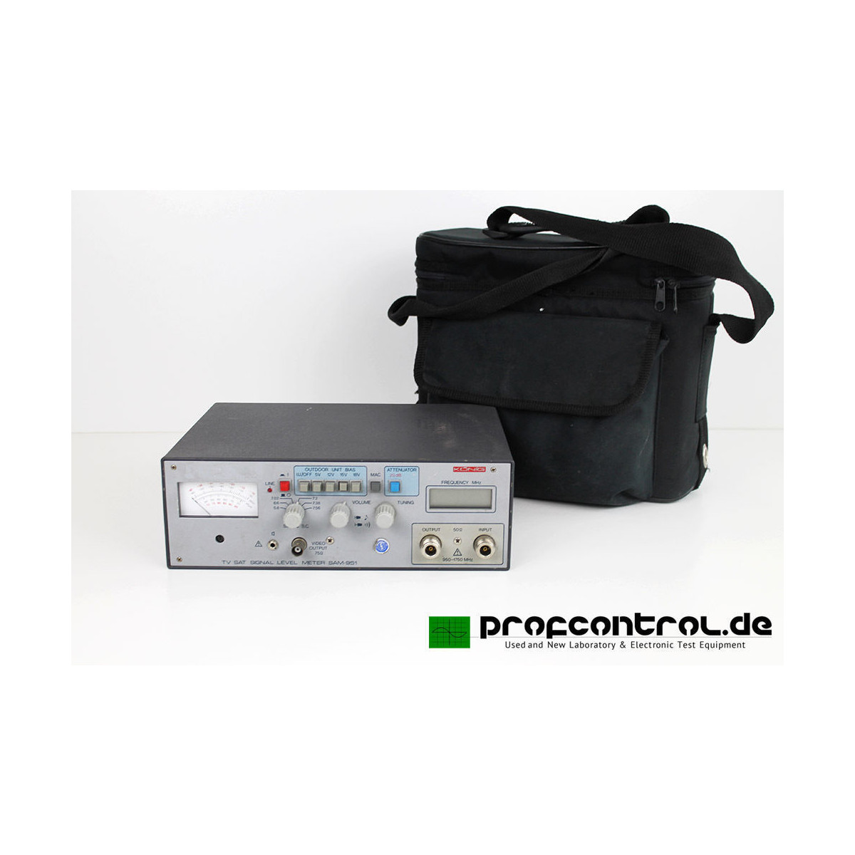 KÖNIG SAM-951 TV SAT LEVEL METER 950 - 1750 MHz 50 Ohms, 299,00 €