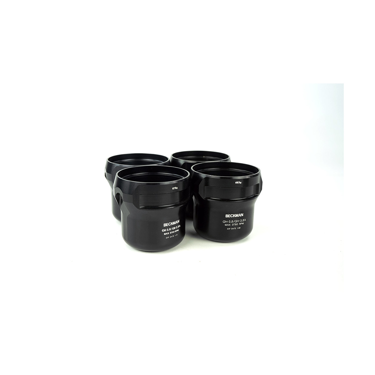 Beckman Coulter CH-3.8 / CH-3.8A Round Bucket 4x 678g / 683g, 714,00 €