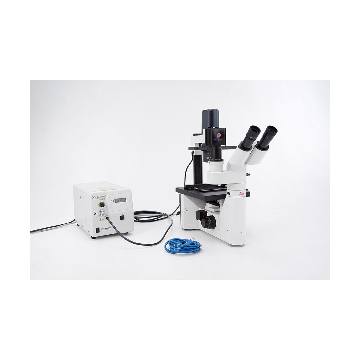 Leica DMIL LED Fluorescence Microscope 20x 63x 100x Y3 L5 DAPI X-Cite, 6.545,00 €