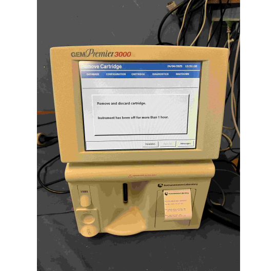 INSTRUMENTATION LABORATORY Gem Premier 3000