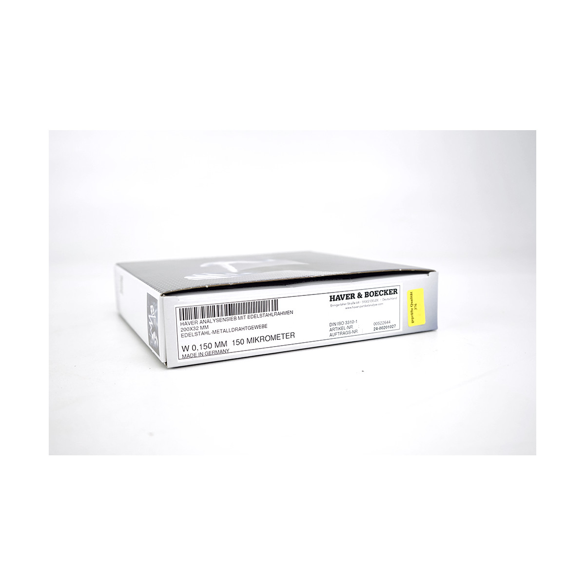 Haver & Boecker Analysesieb 200X32 MM/ W 0,150 MM 150 Mikrometer 0052, 107,10 €